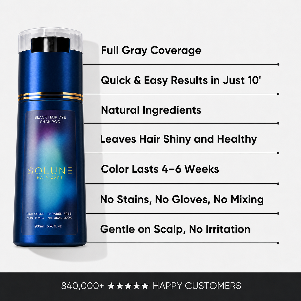 Solune Instant Dye Shampoo